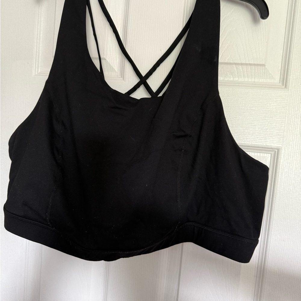 Torrid Black Sports Bra with Criss-Cross Straps